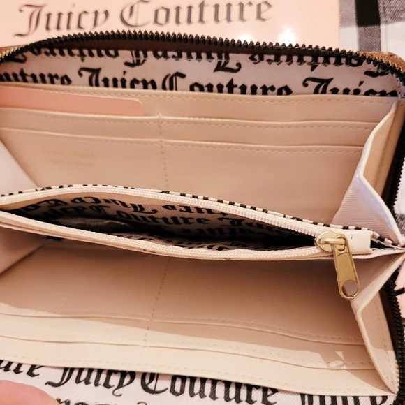 Juicy Couture | NEW Zip Wallet in Chestnut Logo Gold Detail, In Box, NWT - Picture 5 of 7